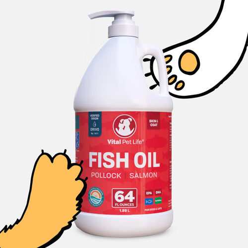 Aceite de pescado para perros